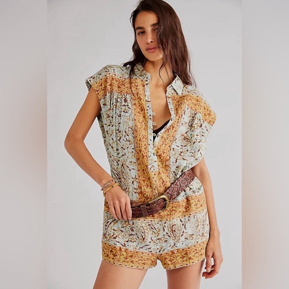 Free People Pants - Free People Telly Romper